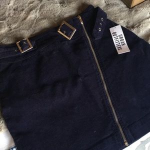 Navy blue miniskirt from urban outfitters
